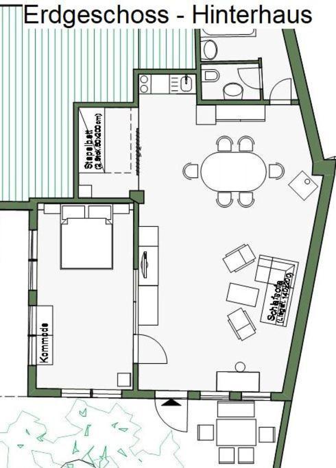 Apartment Pension Sternchen エアフルト エクステリア 写真